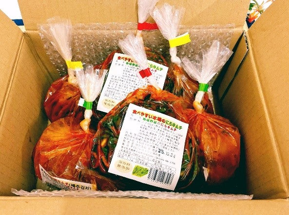 今が旬！キムチセット【白菜（400㌘×2袋） カクテキ（400㌘×2袋） ニラ（200㌘×2袋）】