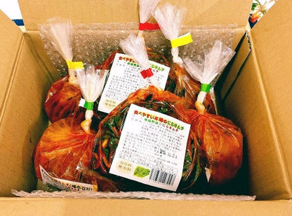 今が旬！キムチセット【白菜（400㌘×2袋） カクテキ（400㌘×2袋） ニラ（200㌘×2袋）】